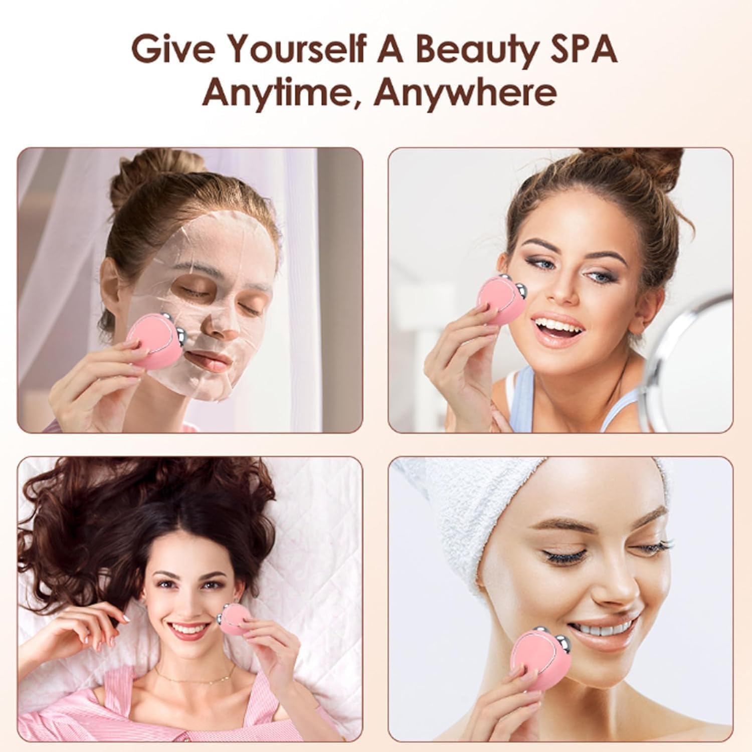 Masageador Facial Microcorriente Electrico